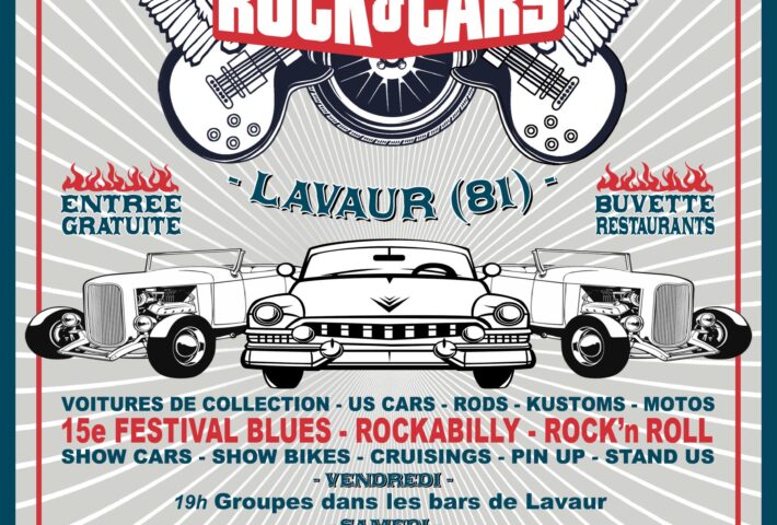 Festival ROCK’&’CARS à Lavaur (81) du 9 au 11 juin 2023