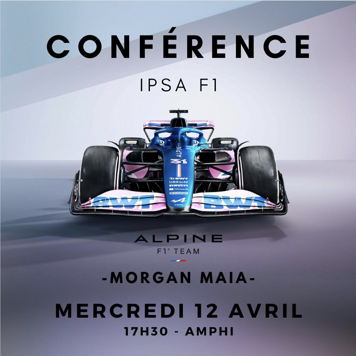 Conférence IPSA F1 : Morgan Maia, Alpine F1