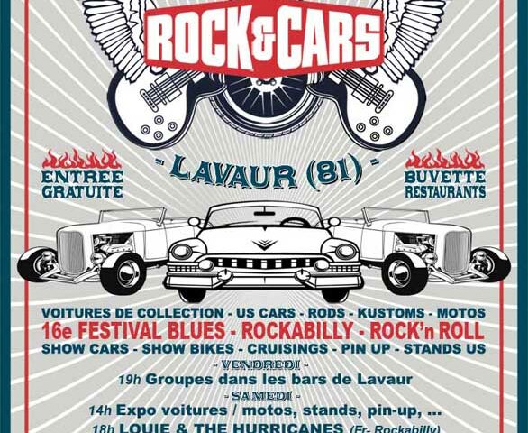 Festival ROCK’&’CARS à Lavaur (81) du 7 au 9 juin 2024