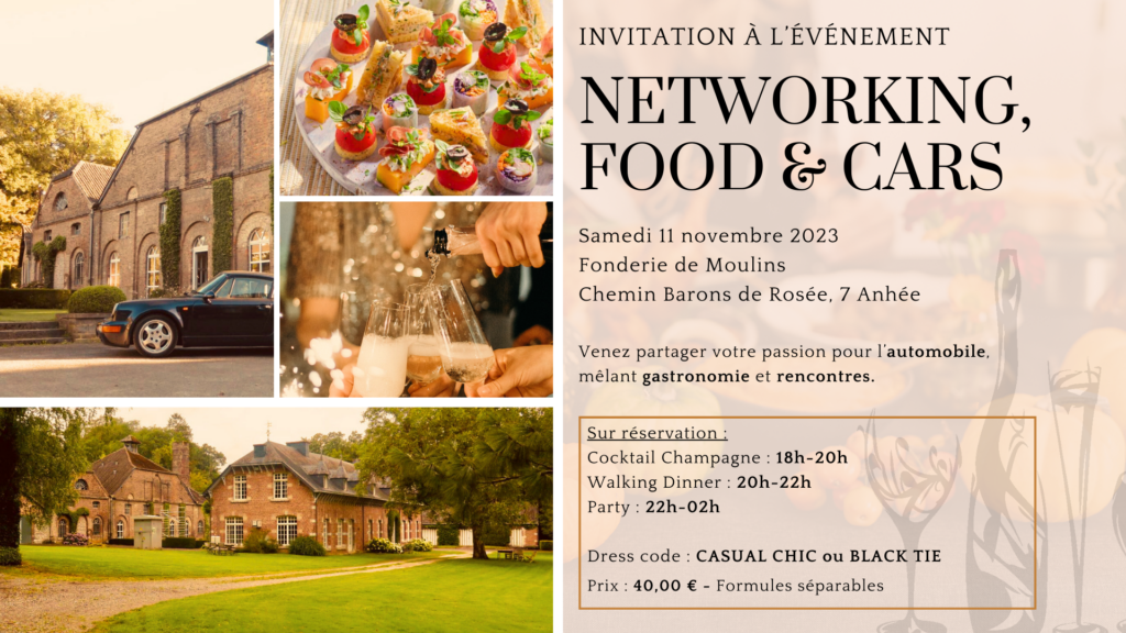 NETWORKING, FOOD & CARS