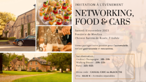 NETWORKING, FOOD & CARS