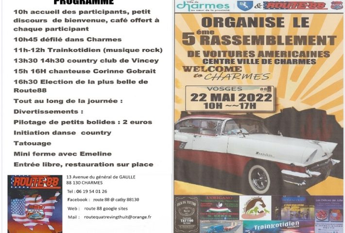 5 éme rassemblement de voitures américaines