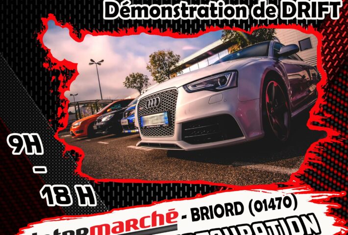 Rassemblement de voiture & démo de Drift