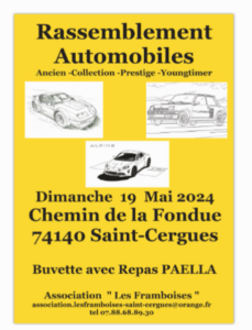 Rassemblement Automobiles Les Framboises