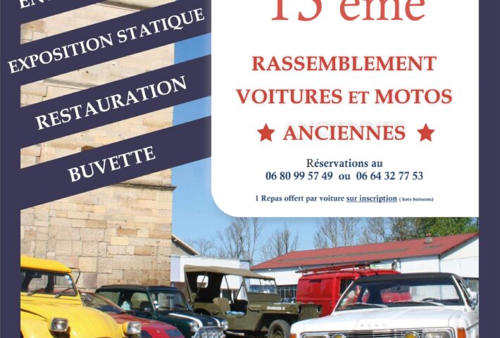 13éme Rassemblement de voitures et motos anciennes