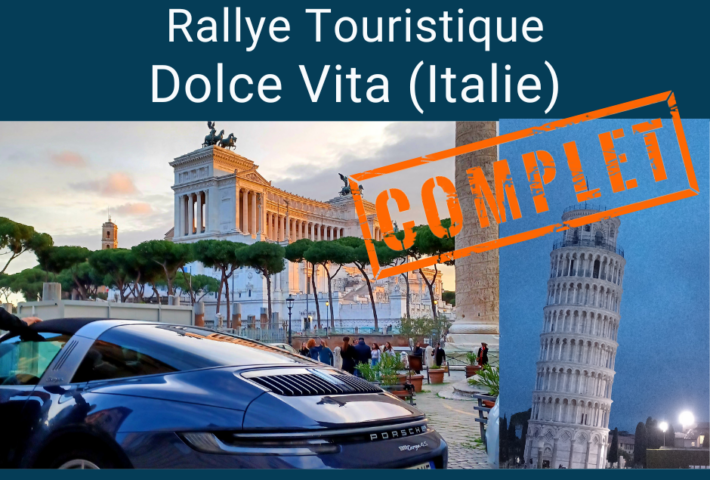 Rallye Touristique Dolce Vita / ITALIE 2025 (11 jours)