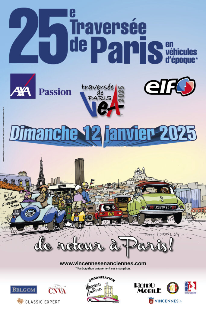 25e Traversée de Paris en véhicules d&rsquo;époque