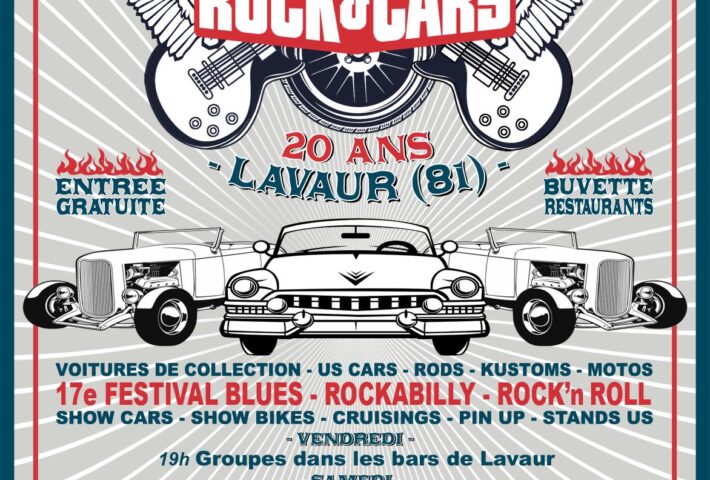 Festival  ROCK’&’CARS à Lavaur (81) du 13 au 15 juin 2025