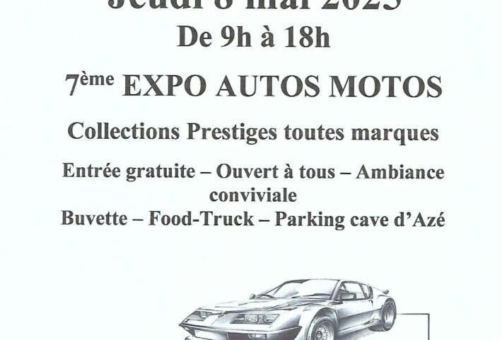 Expo autos motos de collections, prestiges, véhicules anciens de toutes marques