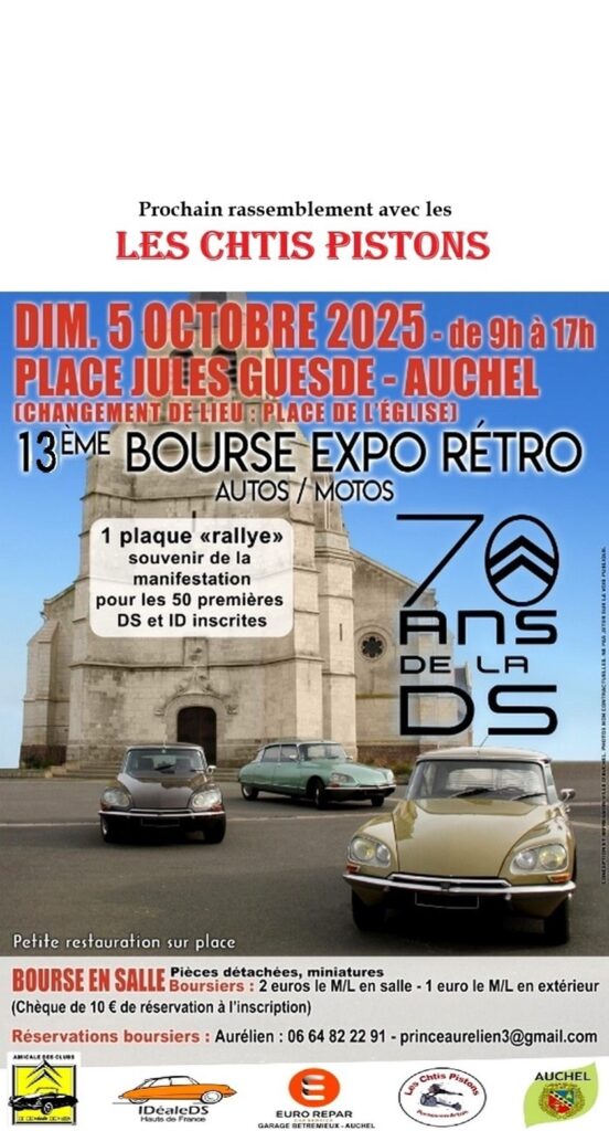 Bourse d’échanges expo Auto-Rétro à Auchel
