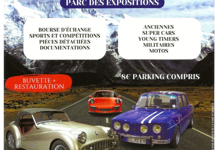 11ème Salon des Véhicules d’Epoque à La Roche-sur-Foron