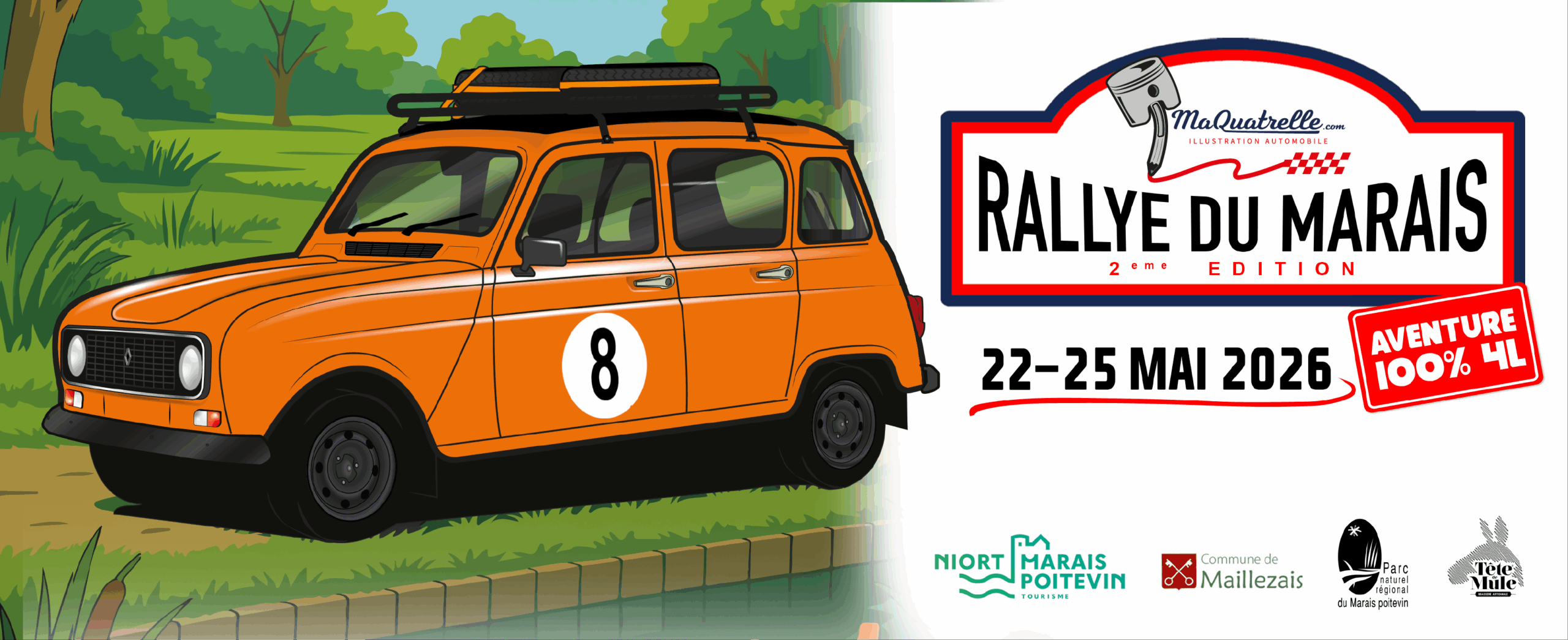 Rallye du Marais – 2ème Édition – 100% 4L