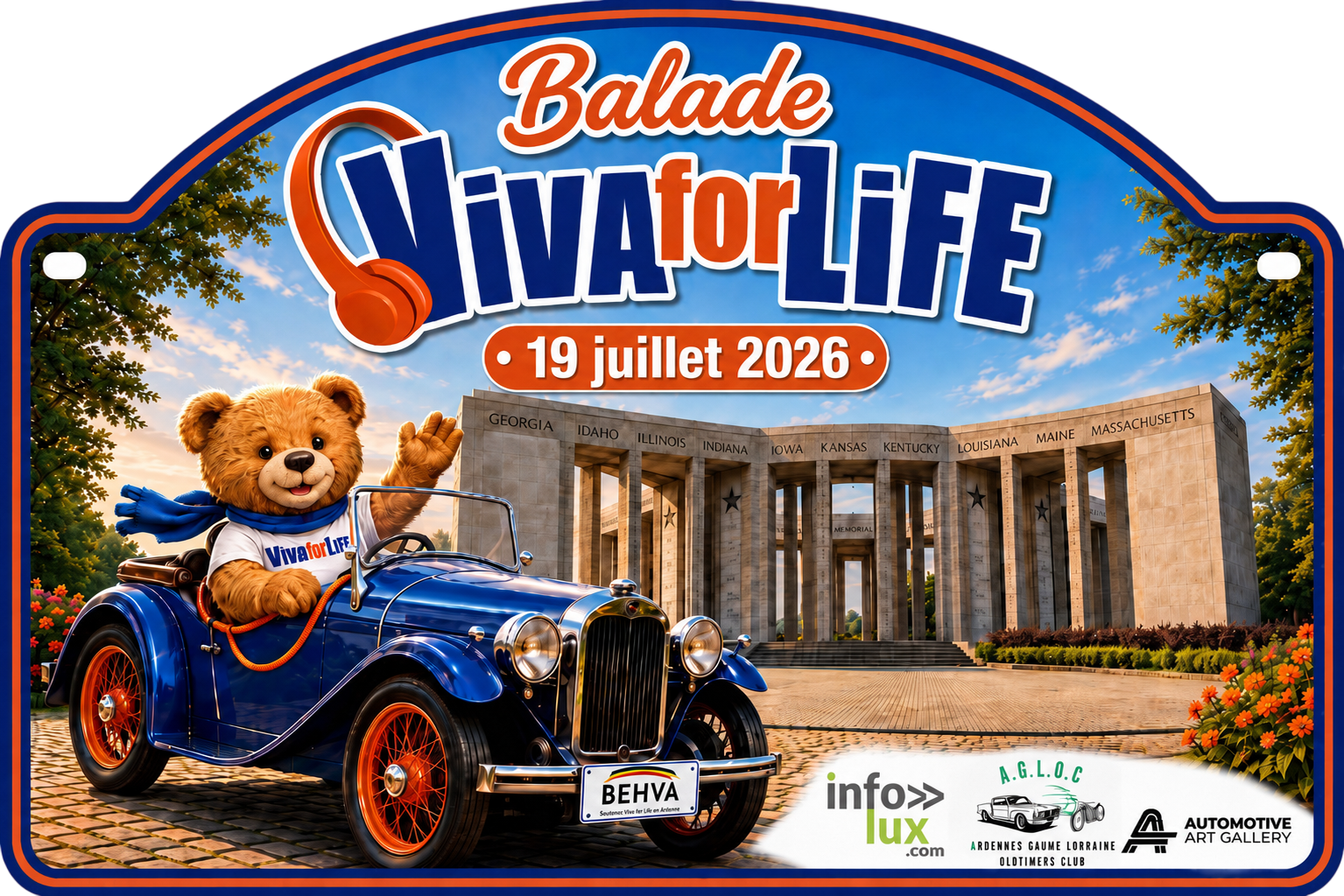 Balade au prodit du Viva for Life le 19 juillet à Bastogne