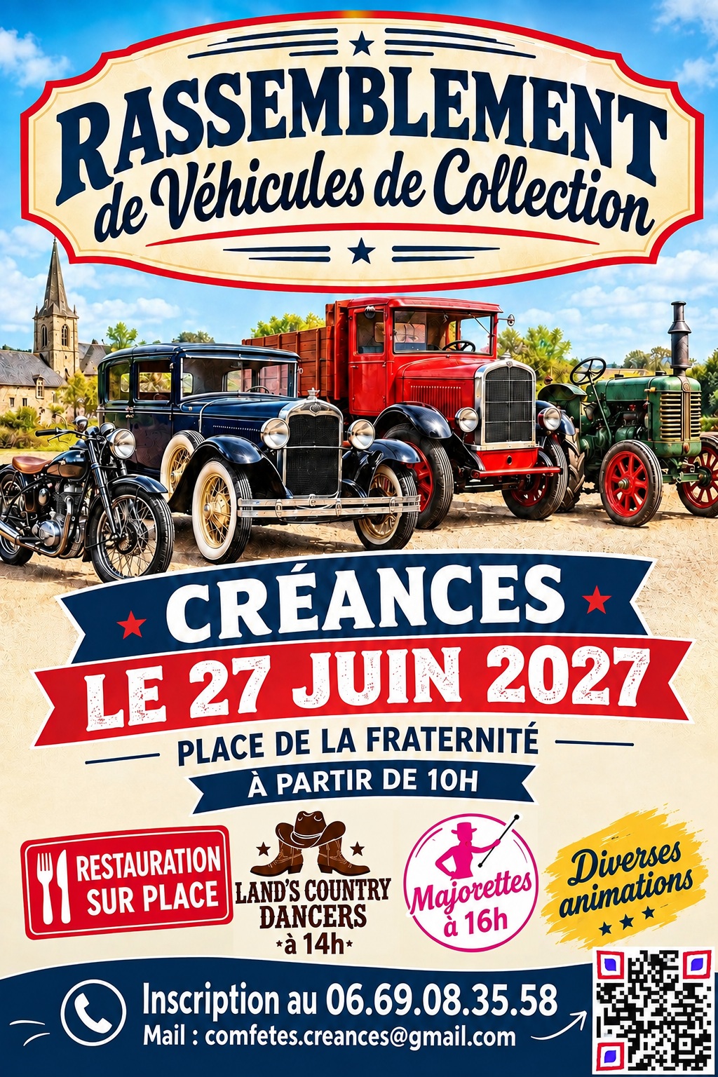 Rassemblement de véhicules de collection